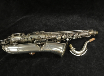 Vintage Original Silver Plate Buescher True Tone C-Melody Saxophone, Serial #132601